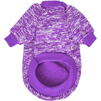 Dog Sweaters For Small Dogs, Dog Shirt Vest Coat For Winter Christmas-Paw Print Pad