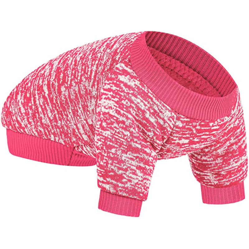 Dog Sweaters For Small Dogs, Dog Shirt Vest Coat For Winter Christmas-Paw Print Pad