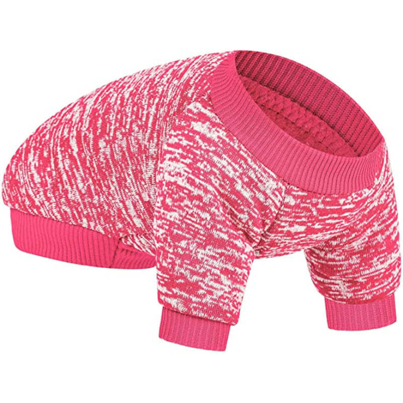 Dog Sweaters For Small Dogs, Dog Shirt Vest Coat For Winter Christmas-Paw Print Pad