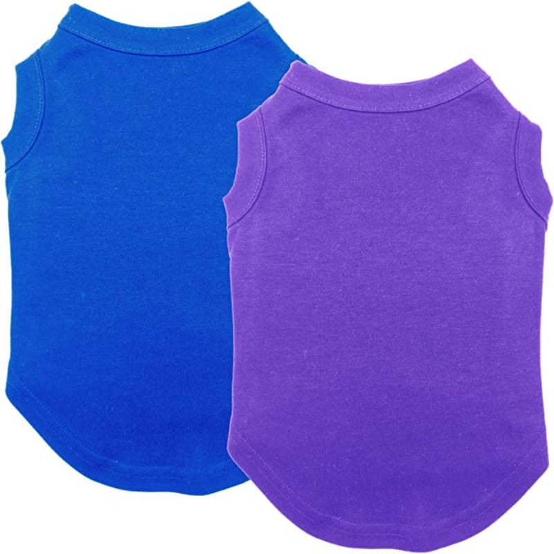 Colorful Dog Shirts Clothes Vest Soft And Comfortable-Paw Print Pad