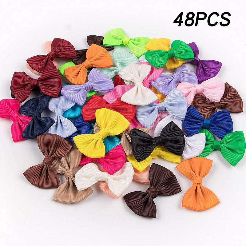 Dog's Hair Bows Clips Handmade Hair Accessories Bow Pet Puppy-Paw Print Pad