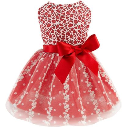 Summer Puppy Clothes For Small Dogs Girl Sequins Skirt-Paw Print Pad