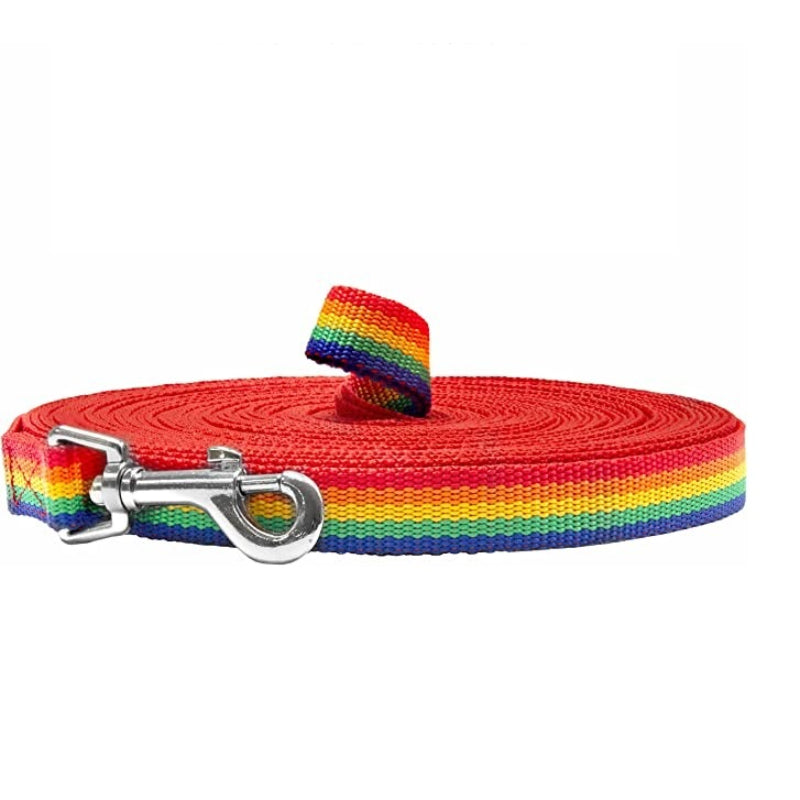 Long Dog Leash - Dog Training Leash - Recall & Obedience Dog Training Tools - Nylon - 50 ft-Paw Print Pad