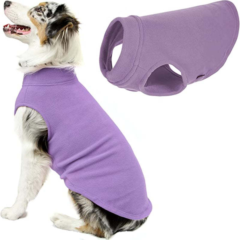 Dog Sweater Warm Pullover Fleece Dog Jacket Winter Dog Clothes-Paw Print Pad