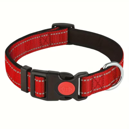 Adjustable Soft Neoprene Padded Breathable Nylon Collar