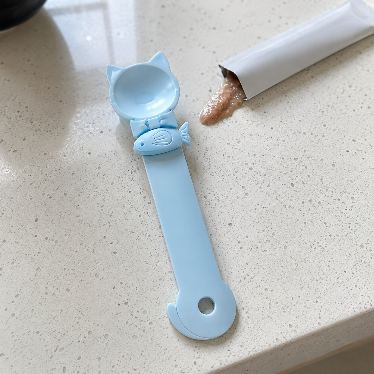 Food Dispenser Long Handle Spoon For Cats