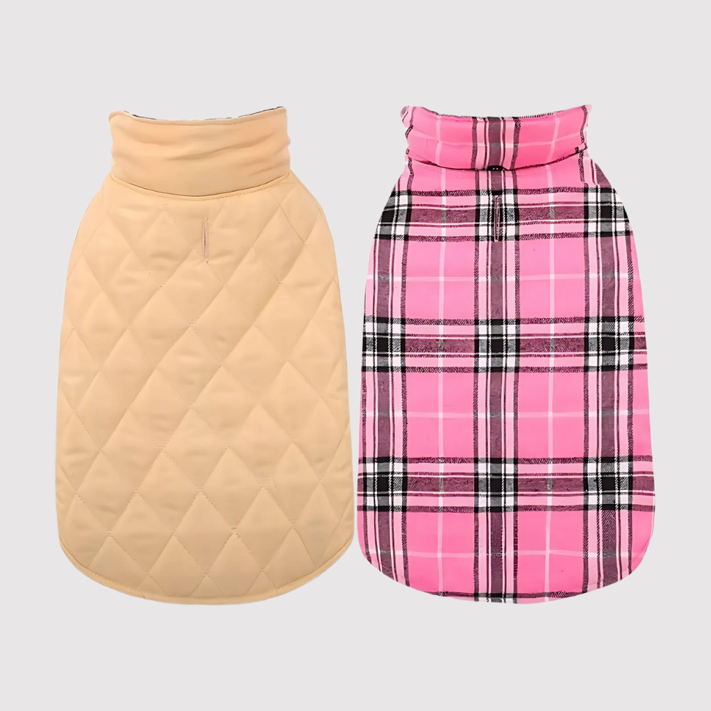 Reversible Dog Jacket for Small Dogs
