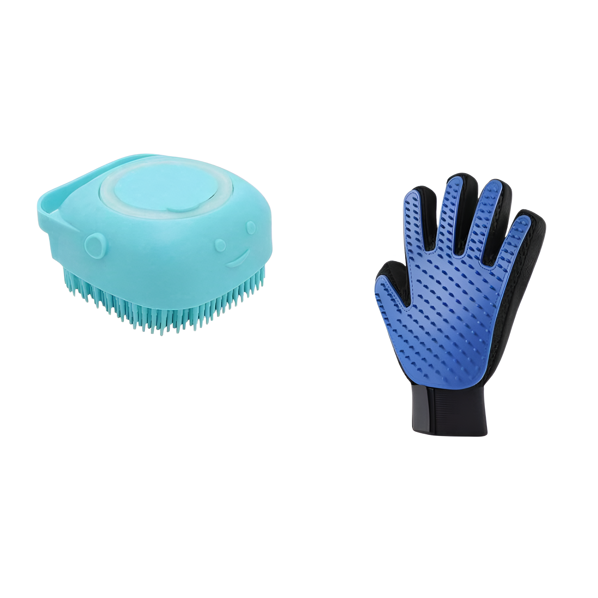 Massage Pet Bath Brush With Shampoo Storage For Dogs And Cats