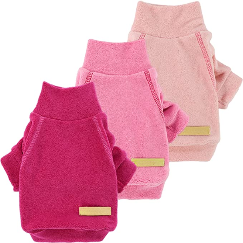 Turtleneck Dog Sweatshirt And Dog Winter Clothes For Small Dogs-Paw Print Pad