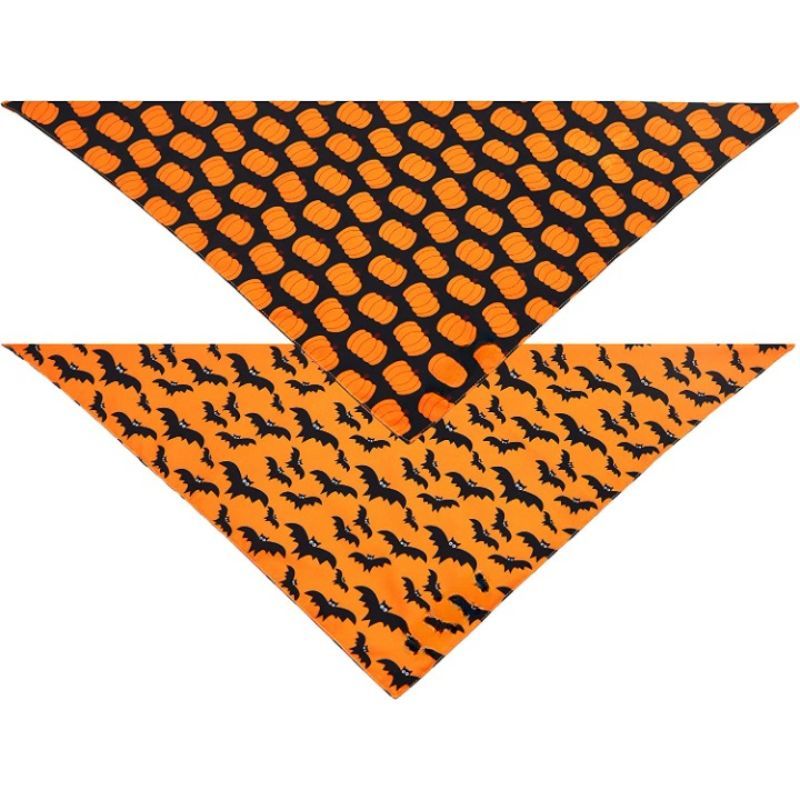 Reversible Green Shamrock Pet Scarf  With Premium And  Durable Fabric-Paw Print Pad