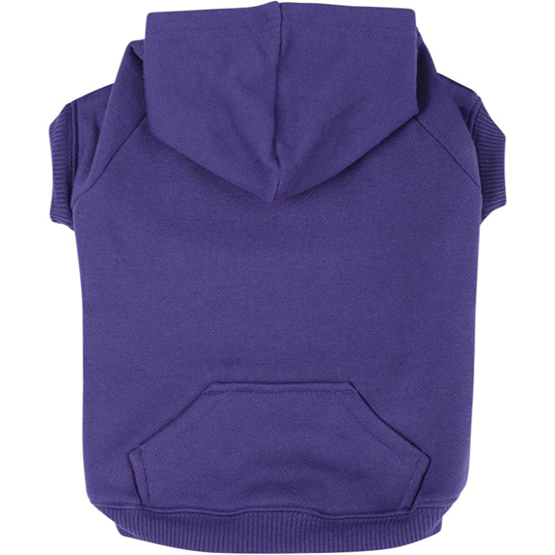Ultra Violet Basic Hoodie For Dogs-Paw Print Pad