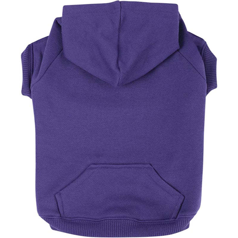 Ultra Violet Basic Hoodie For Dogs-Paw Print Pad