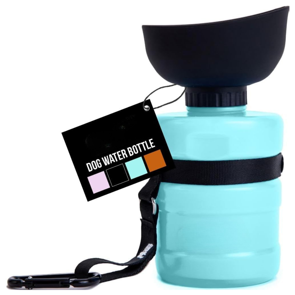 Portable Dog Water Bottle With Built In Bowl For Dogs