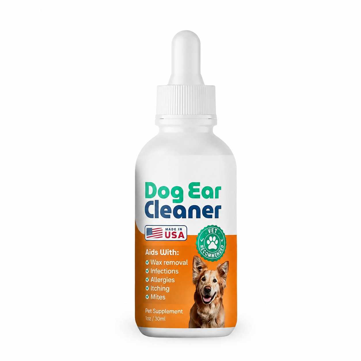 Natural Pet Grooming Supplement 1oz Dropper Bottles