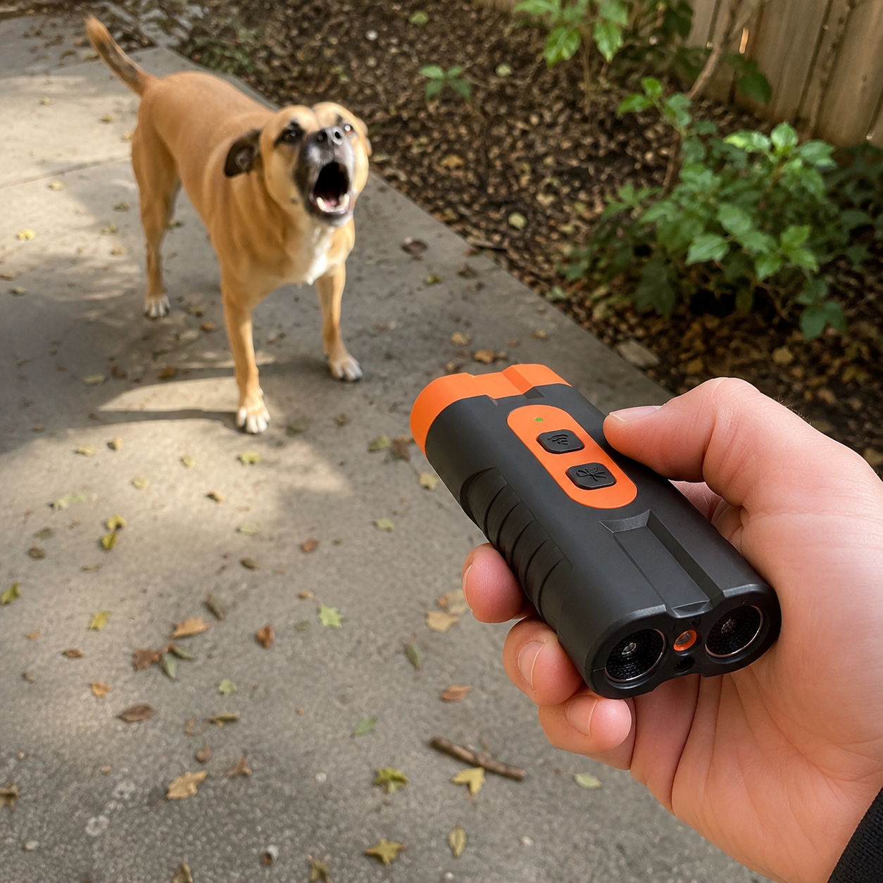  Ultrasonic USB Rechargeable Dog Barking Sound Based Dual Emitters Training Tool