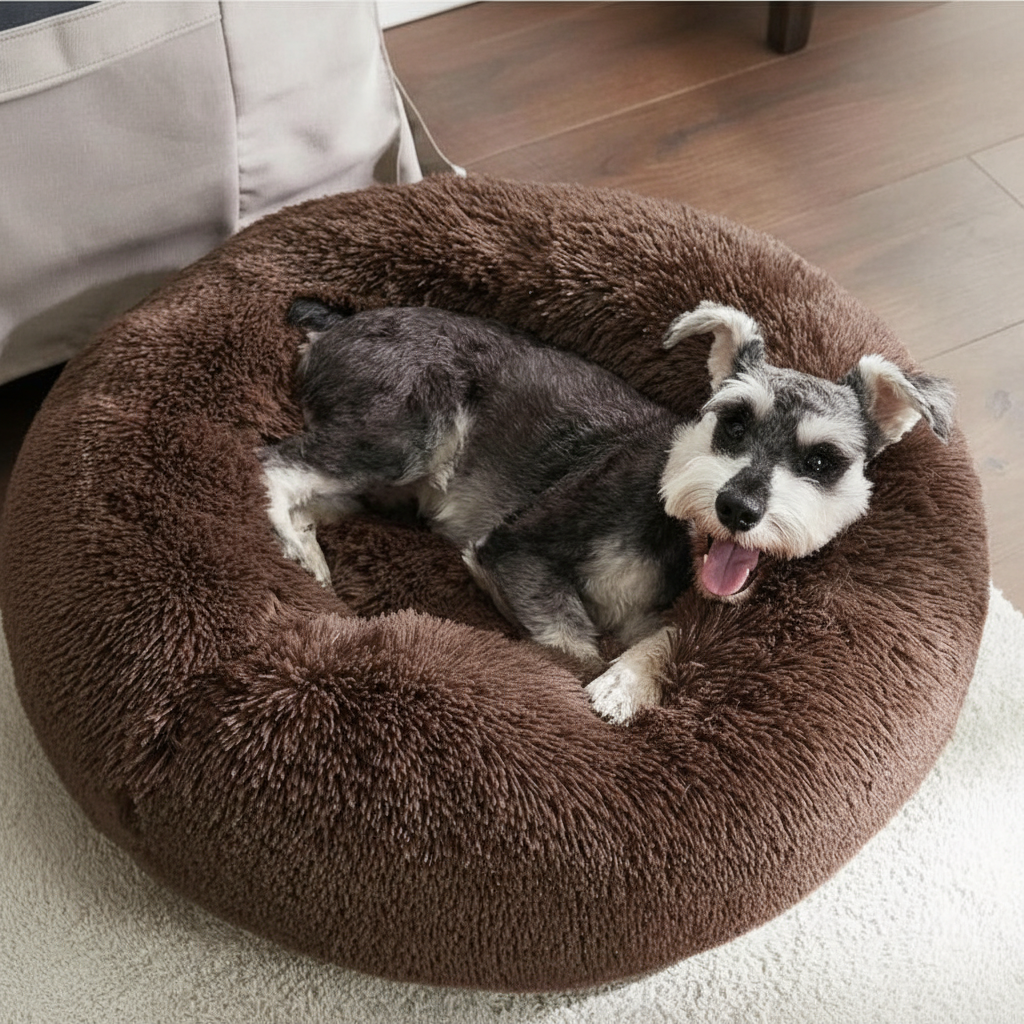 Round Donut Dog Bed Cushion