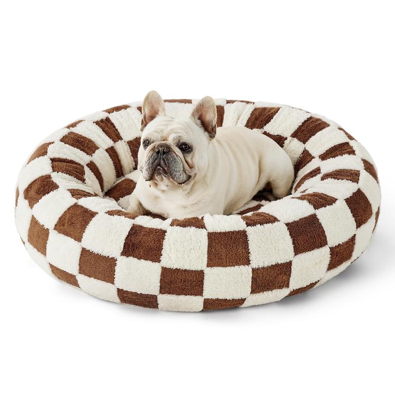 Round Donut Dog Bed Cushion