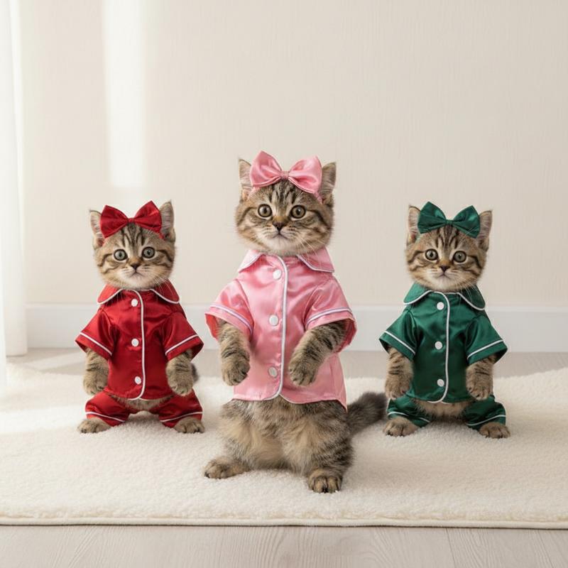 Glossy Pet Pajama Costume OutfitGlossy Pet Pajama Costume Outfit - Image 19