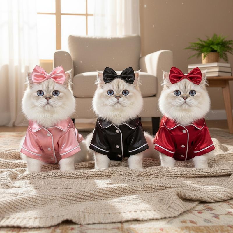 Glossy Pet Pajama Costume OutfitGlossy Pet Pajama Costume Outfit - Image 24