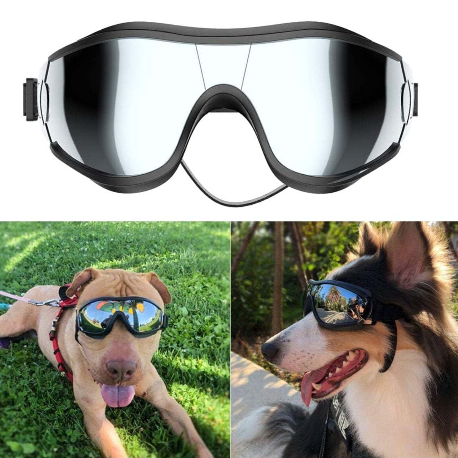 Adjustable Pet Sunglasses Goggles For Dogs-Paw Print Pad