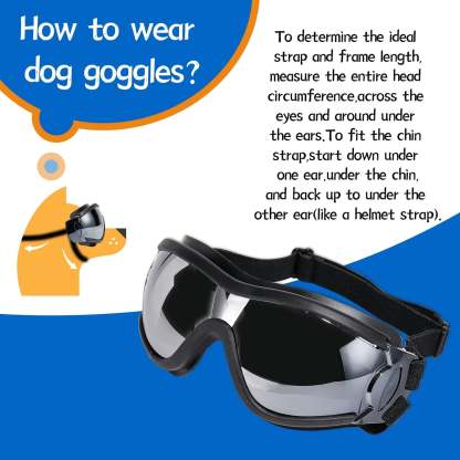 Adjustable Pet Sunglasses Goggles For Dogs-Paw Print Pad