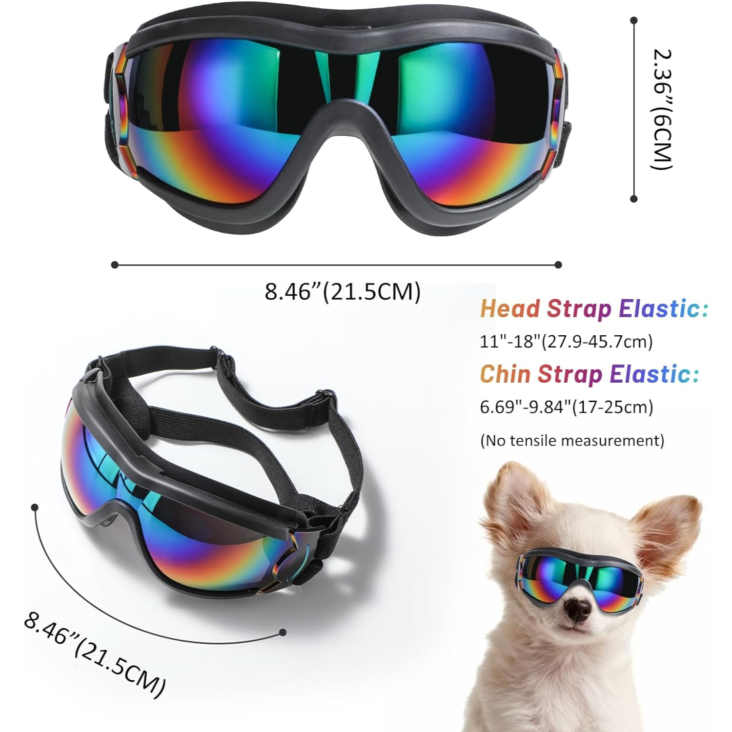 Adjustable Pet Sunglasses Goggles For Dogs-Paw Print Pad