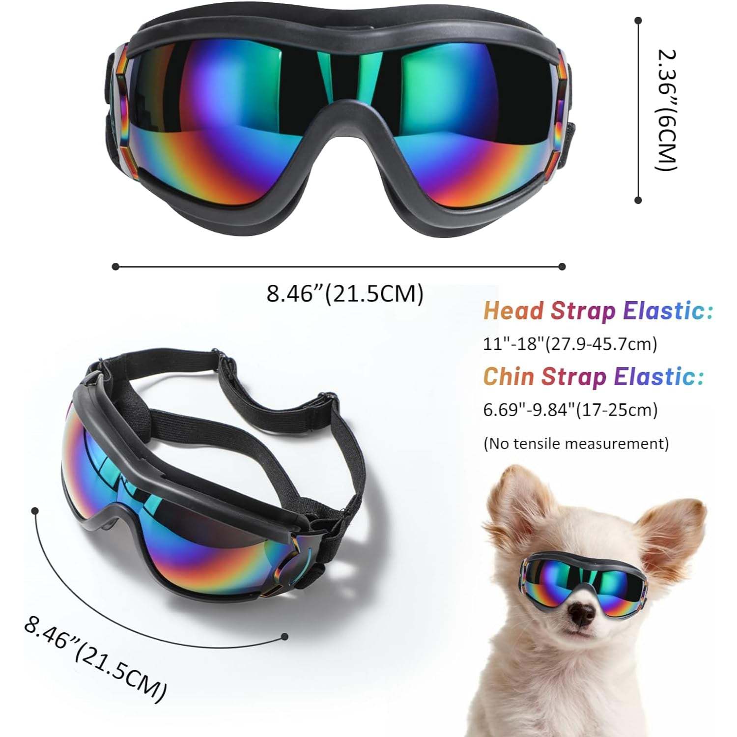 Adjustable Pet Sunglasses Goggles For Dogs-Paw Print Pad