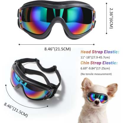 Adjustable Pet Sunglasses Goggles For Dogs-Paw Print Pad