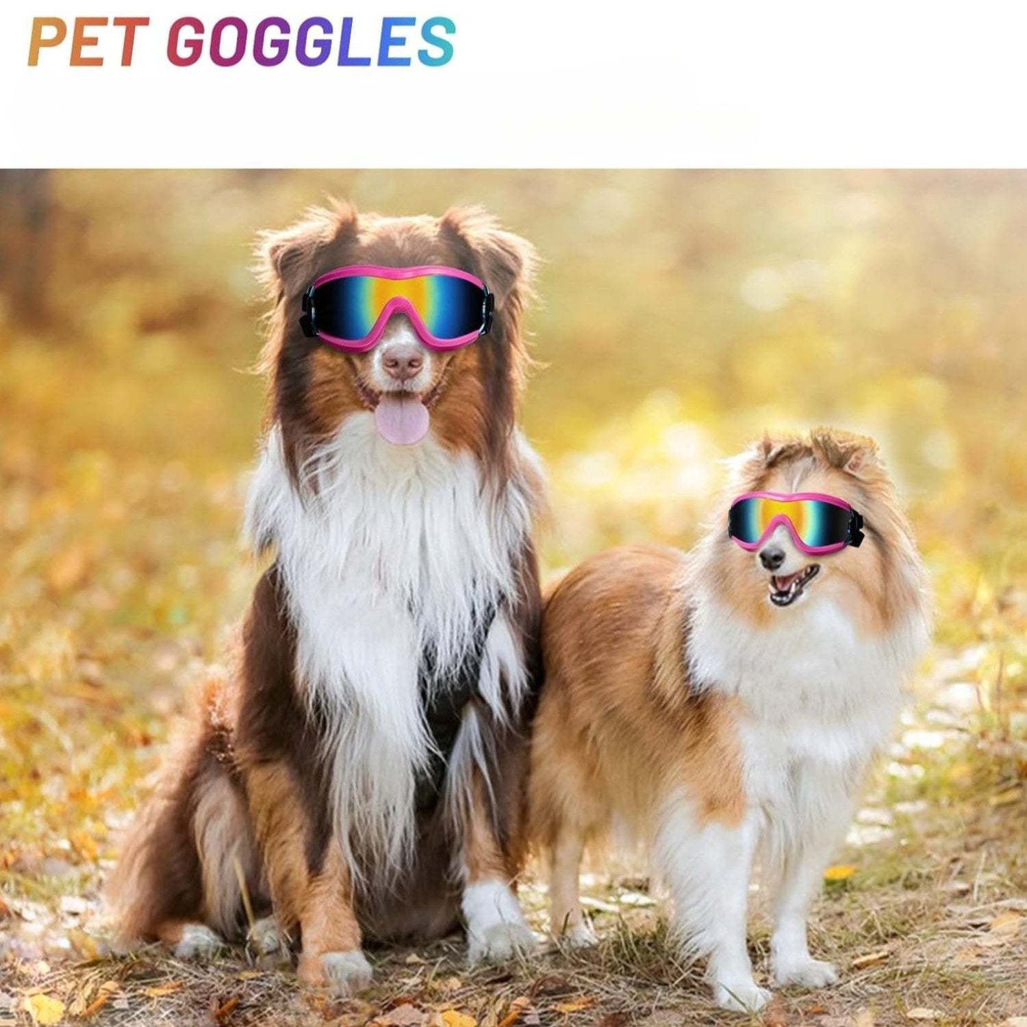 Adjustable Pet Sunglasses Goggles For Dogs-Paw Print Pad