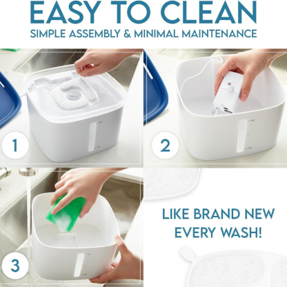 Automatic Pet Water Fountain-Paw Print Pad