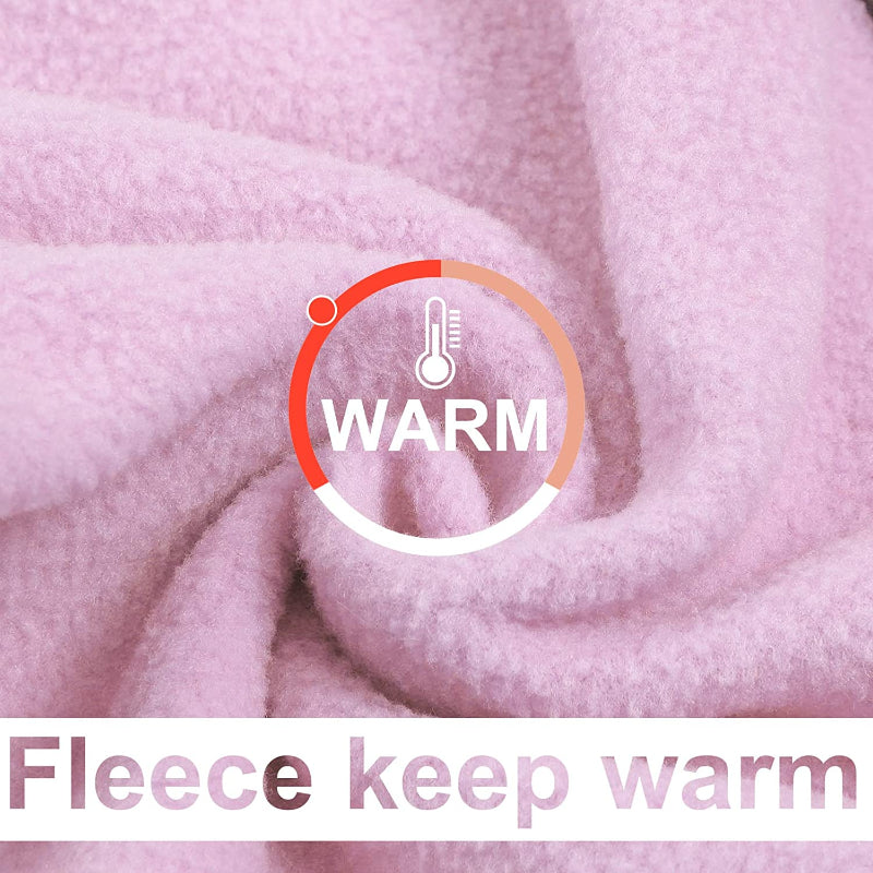 Dog Fleece Vest Sweater Winter Jacket For Small Coat Hoodie-Paw Print Pad