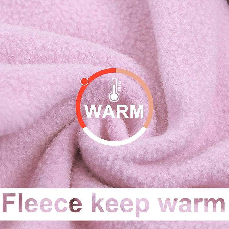 Dog Fleece Vest Sweater Winter Jacket For Small Coat Hoodie-Paw Print Pad