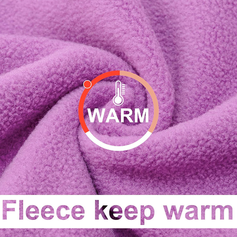 Dog Fleece Vest Sweater Winter Jacket For Small Coat Hoodie-Paw Print Pad