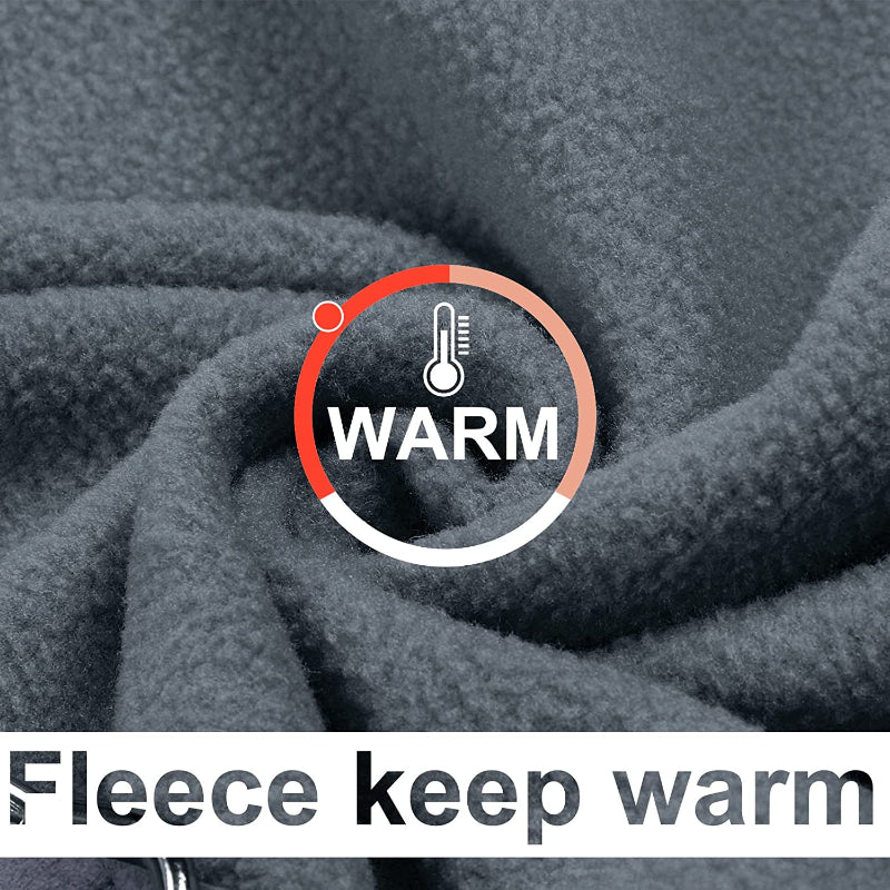 Dog Fleece Vest Sweater Winter Jacket For Small Coat Hoodie-Paw Print Pad