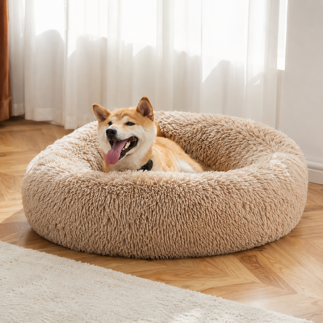 Cozy Pet Waterproof Faux Fur Nest Cat Bed