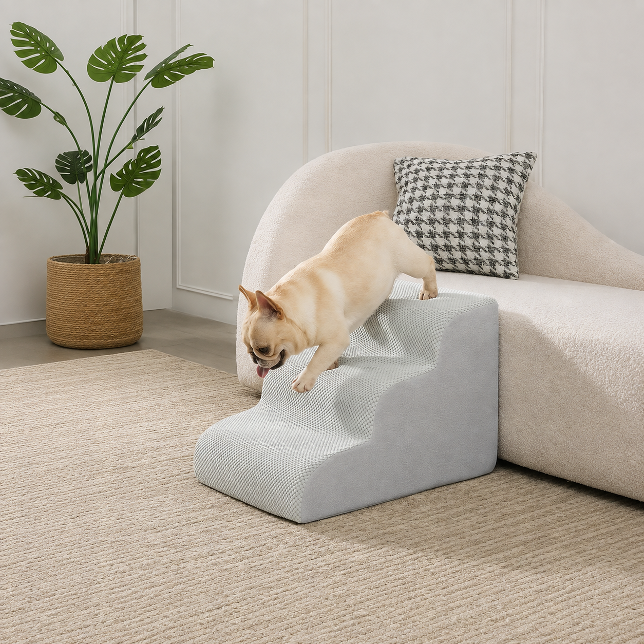 3 To 5 Step Dog And Cat Ramp For Indoor Climbing  
