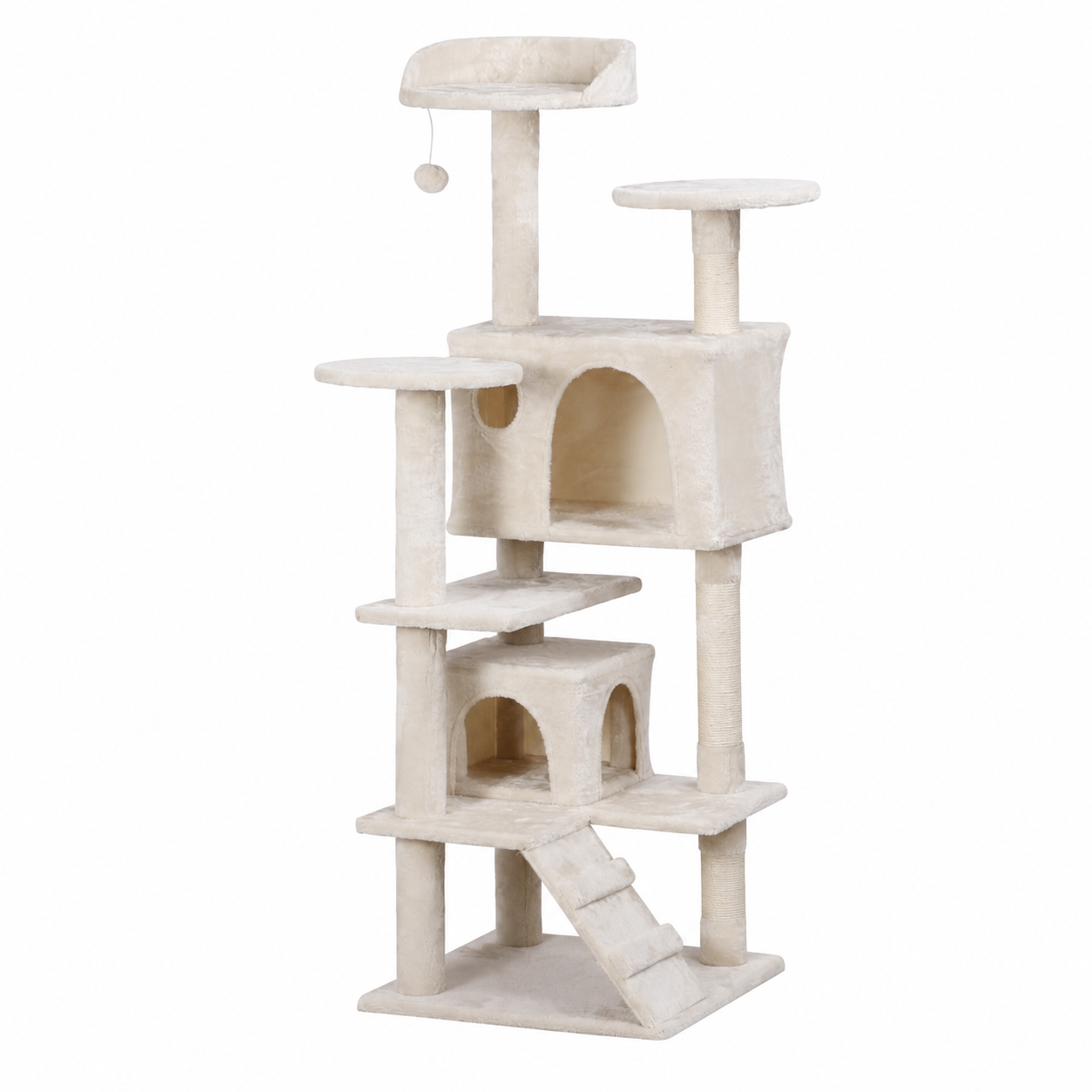 Indoor Cat Playhouse With Scratcher Board