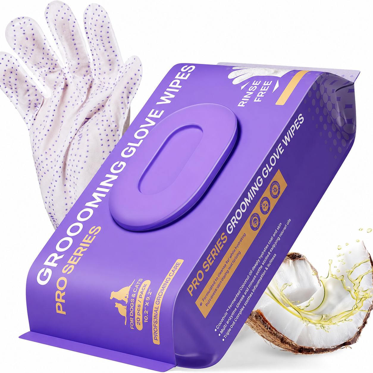 Disposable Dog Grooming Wipes For Cleaning