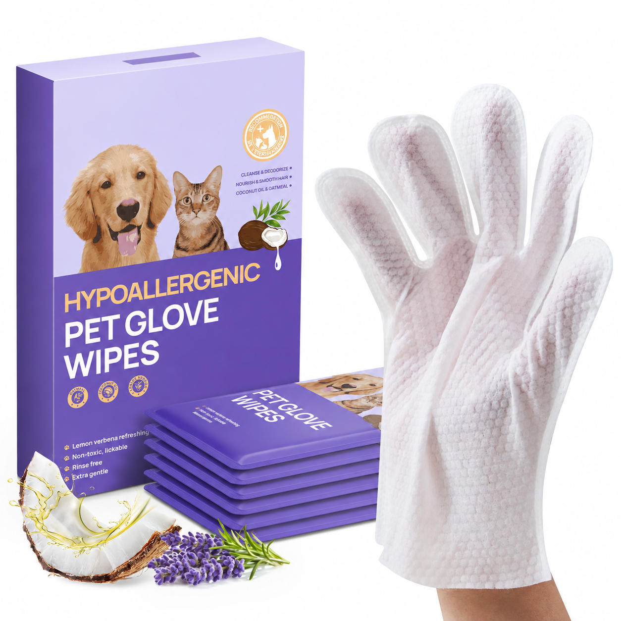 Disposable Dog Grooming Wipes For Cleaning