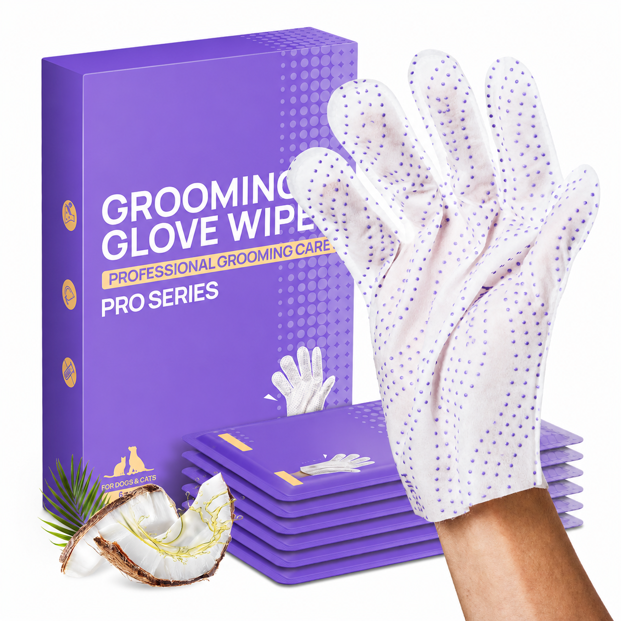 Disposable Dog Grooming Wipes For Cleaning