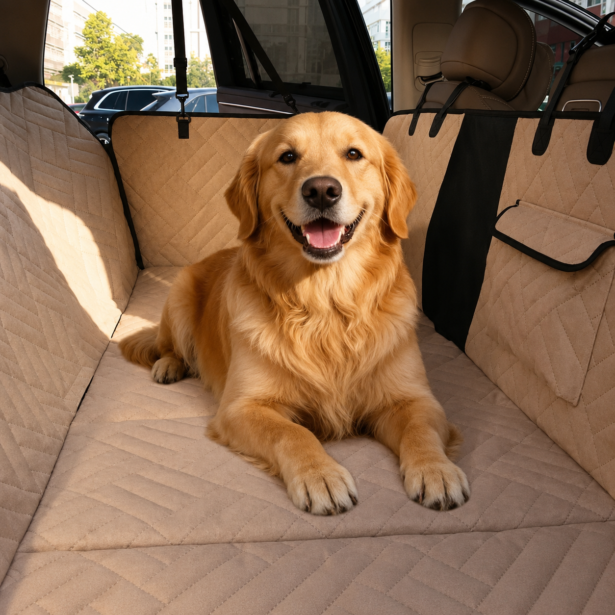Waterproof And Foldable Car Seat Cover For Dogs