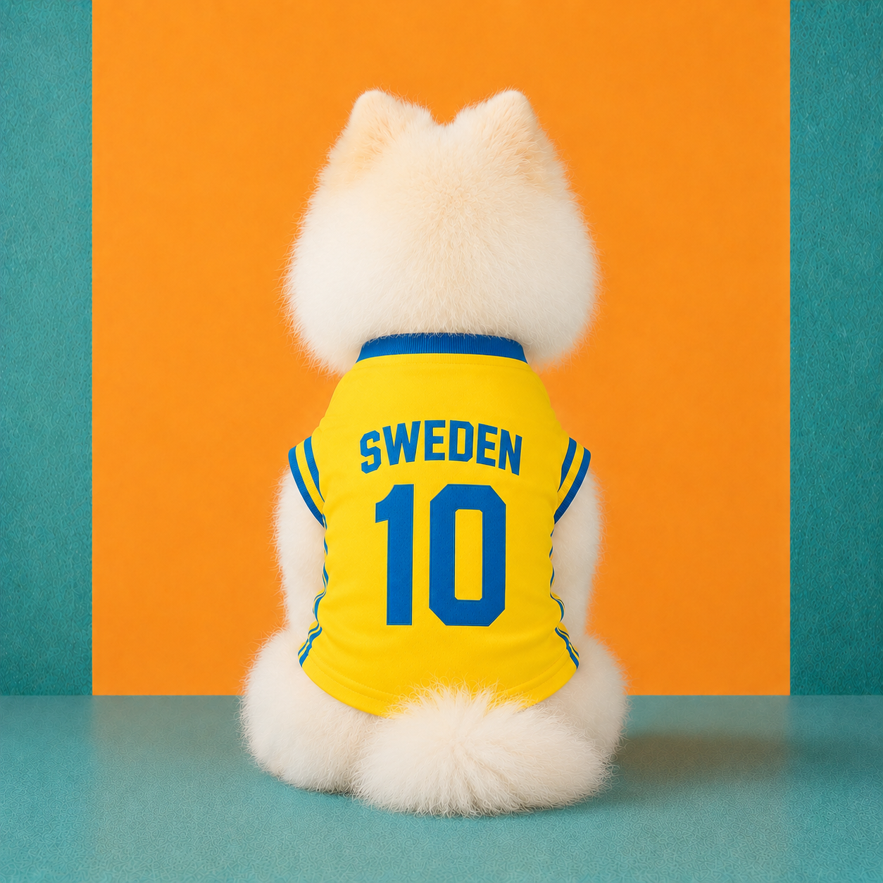 World Cup 2026 Sweden Soccer Pet Jersey