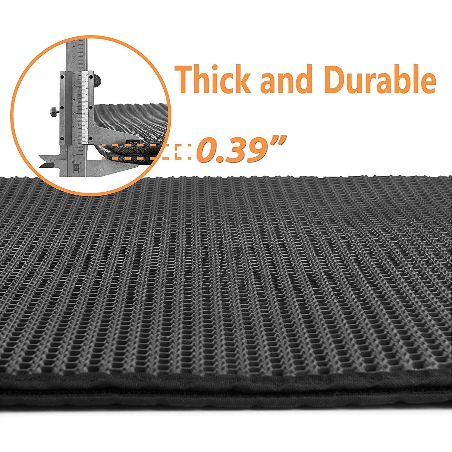 Conlun Honeycomb Cat Litter Mat-Paw Print Pad