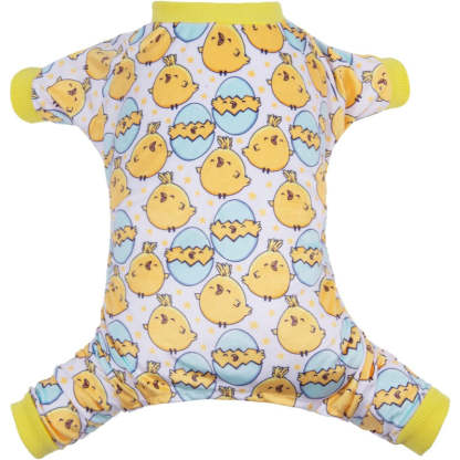 Large Dog Pajamas Clothes Soft Cat Apparel-Paw Print Pad