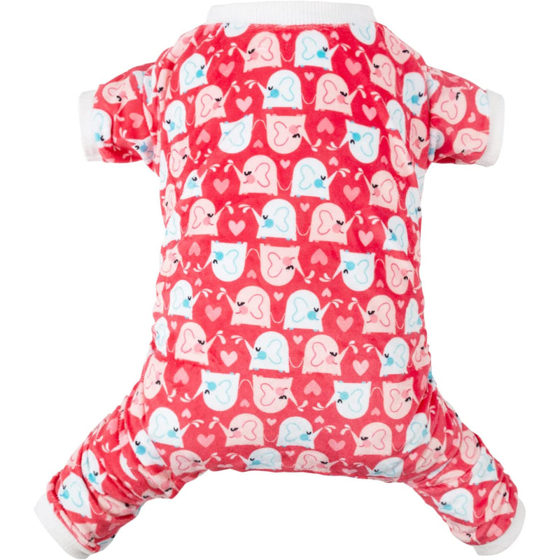 Dog Pyjamas Cat Clothes Pet Soft Onesie For Small Dogs-Paw Print Pad