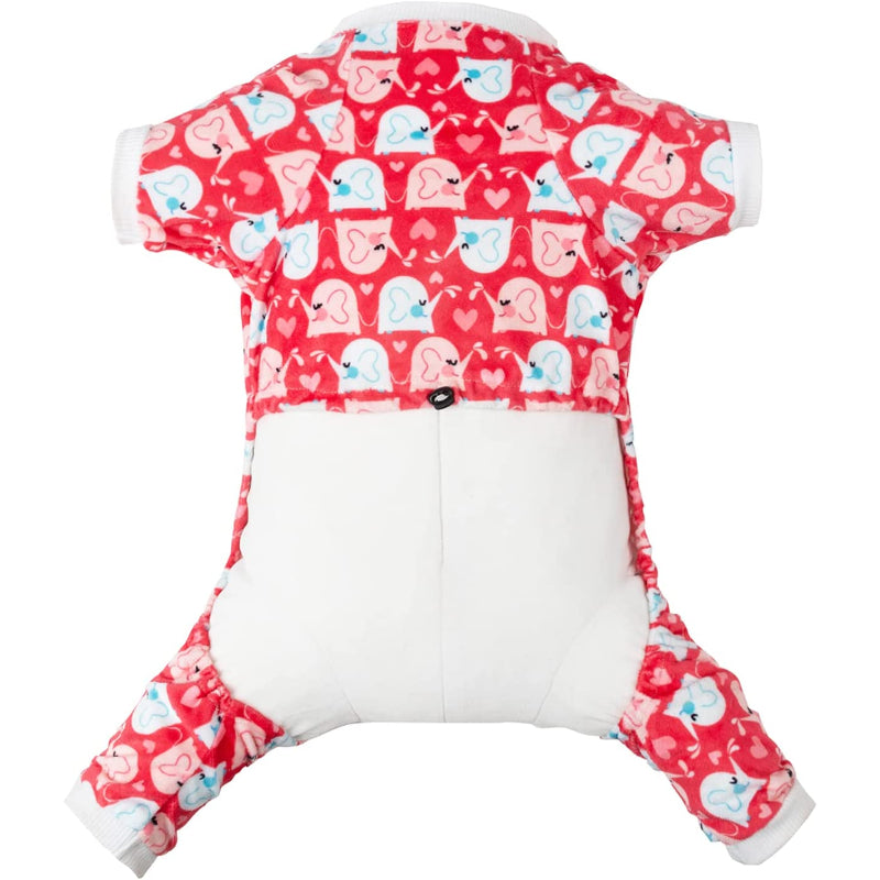 Dog Pyjamas Cat Clothes Pet Soft Onesie For Small Dogs-Paw Print Pad