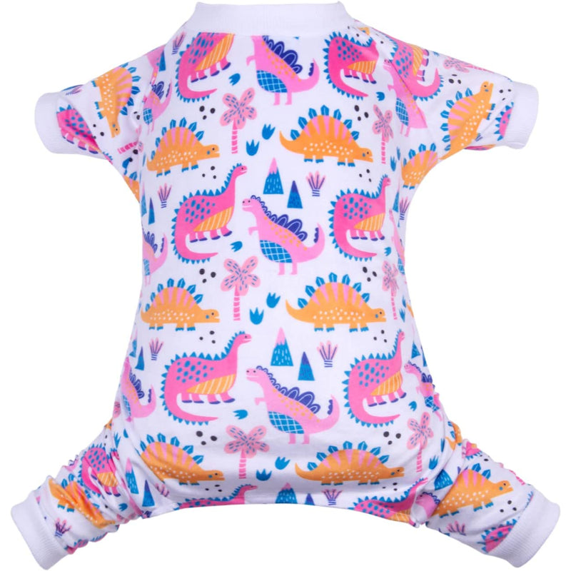 Large Dog Pajama Clothes Soft Cat Apparel-Paw Print Pad