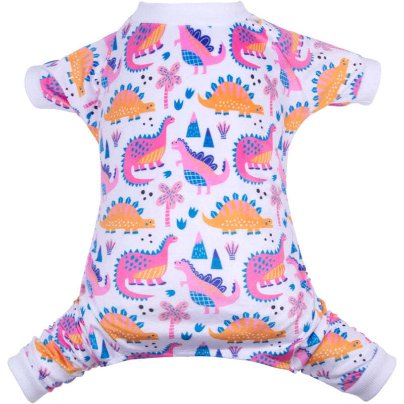 Large Dog Pajama Clothes Soft Cat Apparel-Paw Print Pad