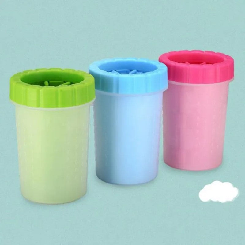 Dog Paw Cleaner Brush-Paw Print Pad