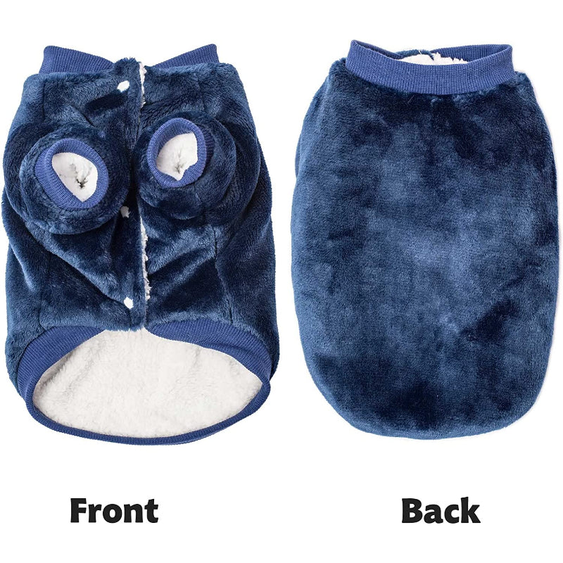 Dog Sweater, Dog Clothes, Dog Jacket For Small Or Medium Dogs, Ultra Soft And Warm Cat Sweaters-Paw Print Pad